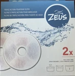 Zeus Fountain Filter Cartridge - (2) Two Pack 91403.. Fixed Price $10.00.