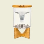 Santevia Glass Water System With Mina Fluoride Filter Mineralizing Countertop. Fixed Price $329.99.