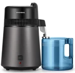 New Vivohome Water Distiller Countertop 1.6 Gallon/6l 900w Smart Switch Purifier. Fixed Price $98.95.