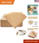 Tasteful Brewing With 200 Disposable Cone Coffee Filters, Size 01 - Food Safe. Fixed Price $20.99.