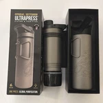 Grayl Ultrapress Titanium 16.9 Oz Water Purifier & Filter Bottle For Hiking. Fixed Price $171.99.