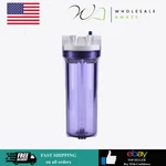 Hydronix Hf3-10clwh12pr, 10" Clear Housing With White Rib Cap Ro & Filtration. Fixed Price $24.99.