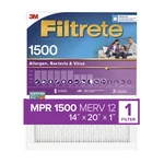 Filtrete High Performance Air Filter 1500 Mpr 2005-4, 14 In X 20 1. Fixed Price $38.15.