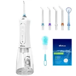 Wellleo Water Flosser For Teeth, 300ml Cordless Oral Irrigator White. Fixed Price $34.99.