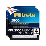 3m Filtrete 2500 Air Filter 20x20x1 Allergen Ultrafine Hvac Ac Furnace 4 Pack. Fixed Price $39.99.