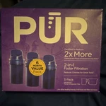 Pur 2-in-1 Water Filter Cartridge Ppf900z 3 Pack 6 Month Value. Fixed Price $16.99.