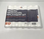 Aquaboon 5 Micron 10" X 2.5" Grooved Sediment Water Filter Replacement Cartridge. Fixed Price $13.99.