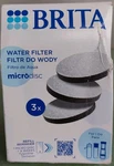 Brita Microdisc Water Filter Refill 3 Pack- Replacement Discs Damaged Box. Fixed Price $26.97.
