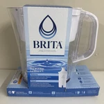 Brita Space Saver 6 Cup Water Filter Pitcher With 1 Standard Filter, Beige. Fixed Price $15.00.