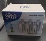 Aquacrest Model Aqk-cf06a 5 Pack Brita Filter Replacement Mavea Water Nip Aqua. Fixed Price $13.99.