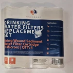 Aquaboon Drinking Water Filter Replacement Set: String Wound, 1 Mi Q: 4,10" 2.5". Fixed Price $13.50.