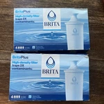 2x Brita Plus Replacement Water Filte Bpafree High Density Pitchers 8 Total New. Fixed Price $25.95.