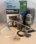 Ao Smith Ao-us-200 2-stage Water Filter W/faucet 960784- Open Box. Fixed Price $89.99.