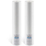 Vevor Whole House Water Filter Replacement Cartridge 4.5" X 20" Sediment. Fixed Price $33.99.