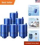6 Pack Rf9999 Faucet Mount Replacement Filter For All Pur/pur Plus Fil.... Fixed Price $55.39.