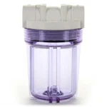 Hydronix Hf3-5clwh12, 5" Clear Housing With White Rib Cap Ro & Filtration System. Fixed Price $21.99.
