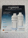 Mavea Premium Water Filters 2 Pack Classic Fit Also Fits Brita Systems. Fixed Price $11.99.