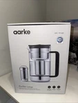 Aarke Purifier Glass Water Pitcher, Lg Refillable Stainless Steel 12 Cups / 2.8l. Fixed Price $157.00.