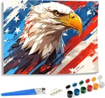 Eagle Paint By Numbers Kit For Adults Beginner Diy Wall Art Decor A3 Canvas. Fixed Price $16.99.