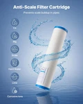 Vevor Whole House Water Filter Replacement Cartridge, 4.5" X 20" Polyphosphate S. Fixed Price $60.95.