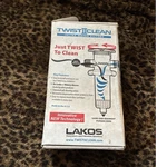 Lakos Twistiiclean Inline Water Filter Sand & Sediment Black/clear 1pk Open Box. Fixed Price $110.00.