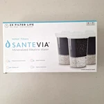 Santevia Mina Alkaline Filter Cartridges *2* Pack For Pitcher New Sealed. Fixed Price $32.99.