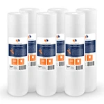6pk Of Big Blue 5 Micron 20" X 4.5" Sediment Water Filter Cartridge By Aquaboon. Fixed Price $109.79.