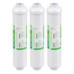 3 Pack Post Carbon Inline Water Filter Quick Connect 1/4" Qc Fridge Ice-maker. Fixed Price $21.72.