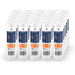 25-pack 5 Mic Sediment Water Filter Cartridges Standard Size 10x2.5" By Aquaboon. Fixed Price $66.79.