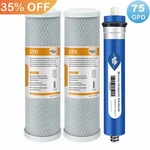 75 Gpd Ro Membrane Carbon Water Filter Cartridges Set For Ge Fx12p Fx12m Gxrm10g. Fixed Price $30.82.