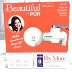 Beautiful By Pur Faucet Filtration System With Filter, Horizontal White No Tool. Fixed Price $19.97.