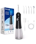 Srivdk Water Dental Flosser 300ml Cordless Oral Irrigator With 6 Nozzles New. Fixed Price $18.98.