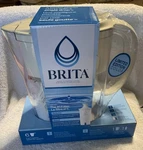 Brita Soho Water Filtration Pitcher White 6 Cup New In Package. Fixed Price $18.88.