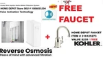New Kohler 3 Stage Ro Sink Water Reverse Osmosis Filter Voice System + Faucet. Fixed Price $239.00.