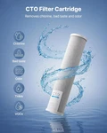 Whole House Water Filter Replacement Cartridge, 4.5" X 20" Cto Carbon Block, Rep. Fixed Price $54.42.