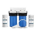 Whole House Filtration System 2 Stage Sediment Chlorine Taste Odor Vocs 1" Ports. Fixed Price $159.99.