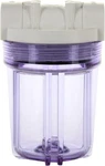 Hx-hf3-5clwh12 5 Inch Clear Housing With White Rib Cap For Ro & Filtration Syste. Fixed Price $33.58.