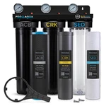 Elite Gen2 Pro-100-e 3-stage Whole House Water Filter System With Gauges. Fixed Price $743.99.