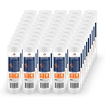 Grooved Sediment Water Filter 5 Micron 10" X 2.5" Size 50 Pack By Aquaboon. Fixed Price $119.79.