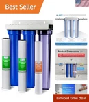 High-performance Water Filtration System With Clear Housing - 30,000 Gallons. Fixed Price $278.99.