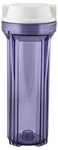 Hydronix Hf2-10clwh12 10" Clear Housing With White Flat Cap, 1/2" Ports. Fixed Price $33.49.