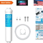 Aqua Crest 5 Capacity -inline Water Filter For Refrigerator With 1/4-inch. Fixed Price $35.74.