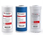 Liquagen 3 Stage 4.5" X 10" Big Blue Filter Kit - Sediment + Gac Carbon Block. Fixed Price $94.99.