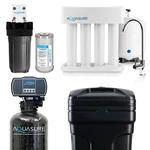 Aquasure 32,000 Grains Water Softener 75 Gpd Reverse Osmosis Whole House Filter. Fixed Price $799.99.