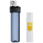 Max Water Whole House 1 Stage 20" Big Blue With Sediment Filter,1" Nptf Gauge. Fixed Price $97.85.