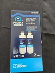 = Project Source Refrigerator Water Filter 2 Pk Model Lt1000p. Fixed Price $17.09.