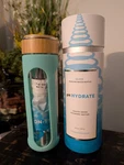 New Invigorated Water Ph Hydrate Glass Alkaline Portable Filtered Bottle!. Fixed Price $17.50.