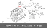 Genuine Oe Assembly Hose Water 14056vw200 , 14056-vw200. Fixed Price $17.54.
