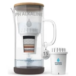 Water Ph Restore Glass Alkaline Pitcher - Long Lasting 3.5 L / 118 Oz. Fixed Price $86.72.