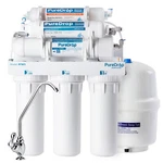 Puredrop 6 Stage Reverse Osmosis Water Filter System With Alkaline 50 Gpd. Fixed Price $245.05.